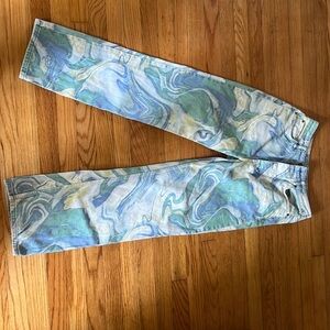 JADED London Psychedelic High Rise Jeans 28/8